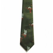 Myslivecká kravata - divoké husy 